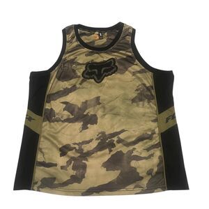 Fox Racing Tank Top Mens 2XL Camo Camouflage Sleeveless Athletic Moto Jersey